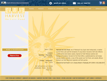 Tablet Screenshot of harvestfortpond.com